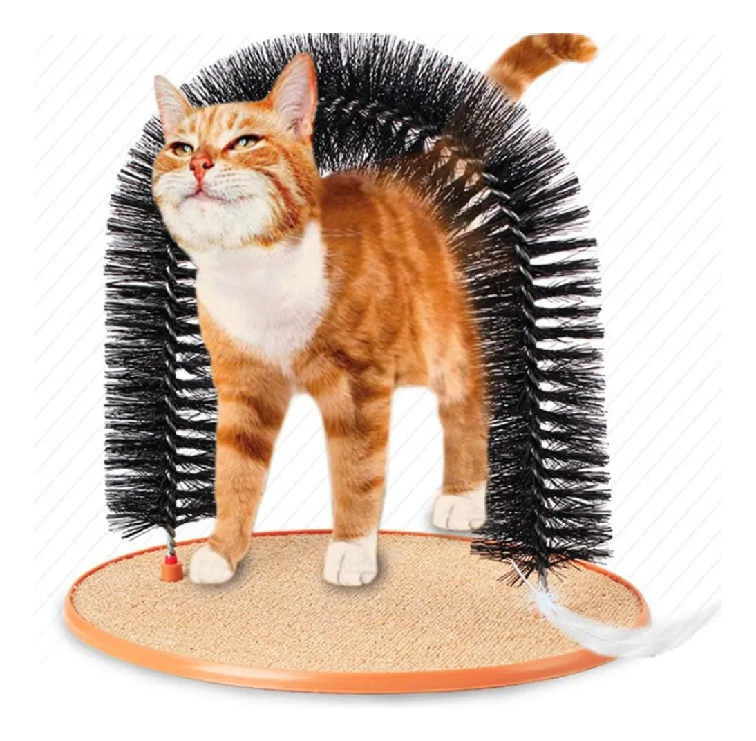Arco Masajeador Y De Autoaseo Para Gatos