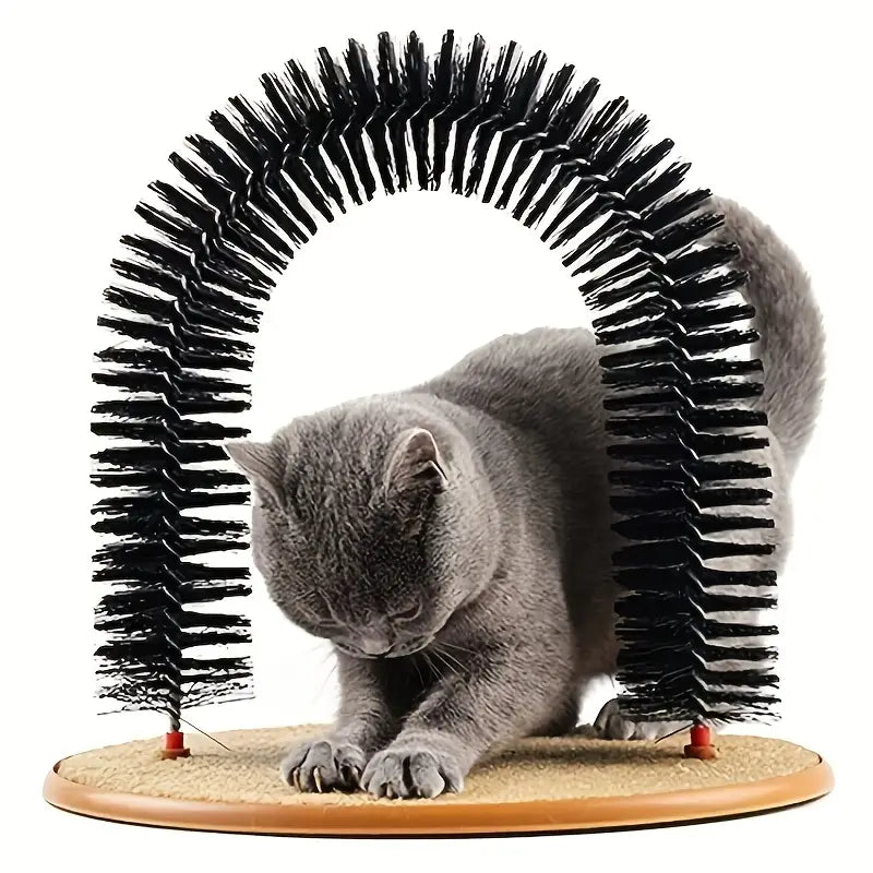 Arco Masajeador Y De Autoaseo Para Gatos