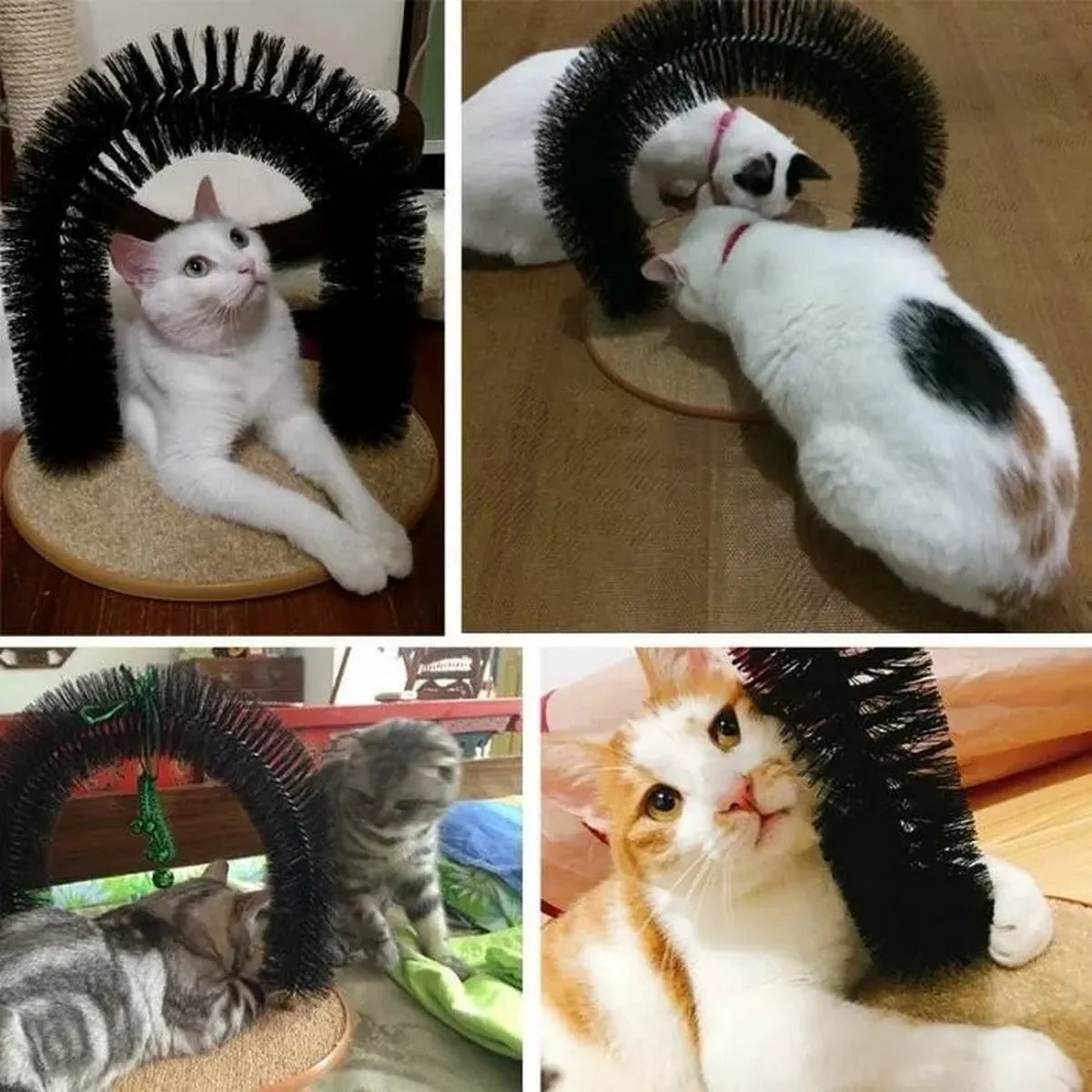 Arco Masajeador Y De Autoaseo Para Gatos