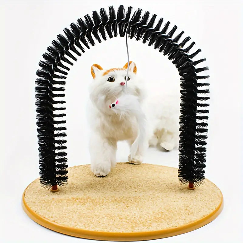 Arco Masajeador Y De Autoaseo Para Gatos