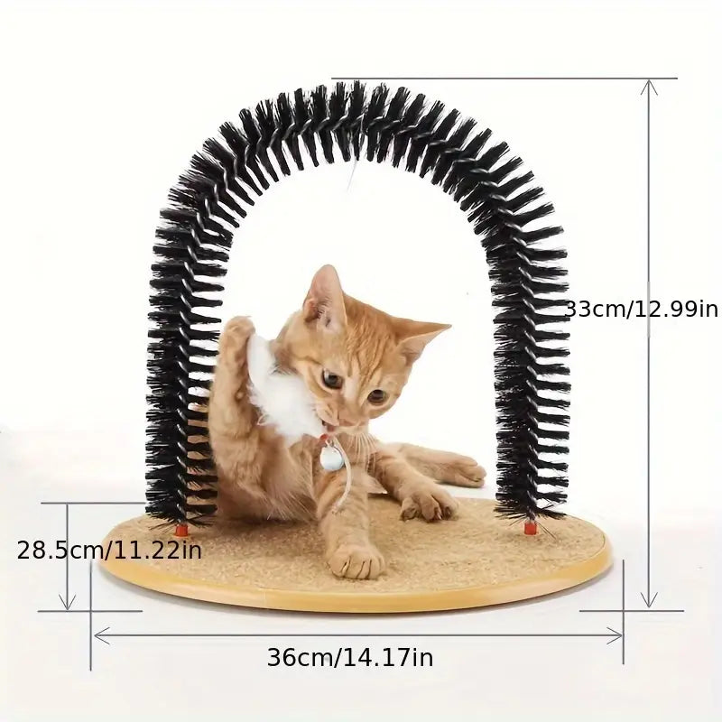 Arco Masajeador Y De Autoaseo Para Gatos
