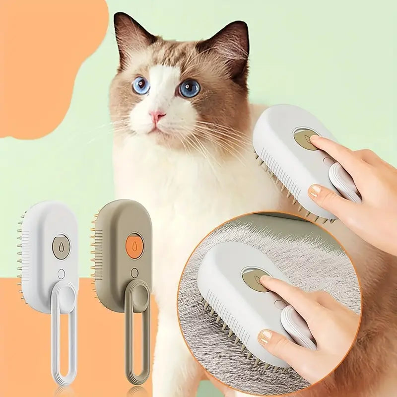 Masajeador suave con vapor para mascotas