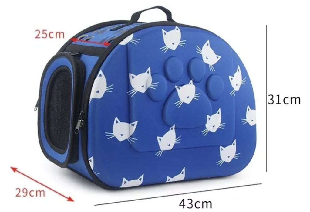 Medidas del cargador plegable para cabina de avión