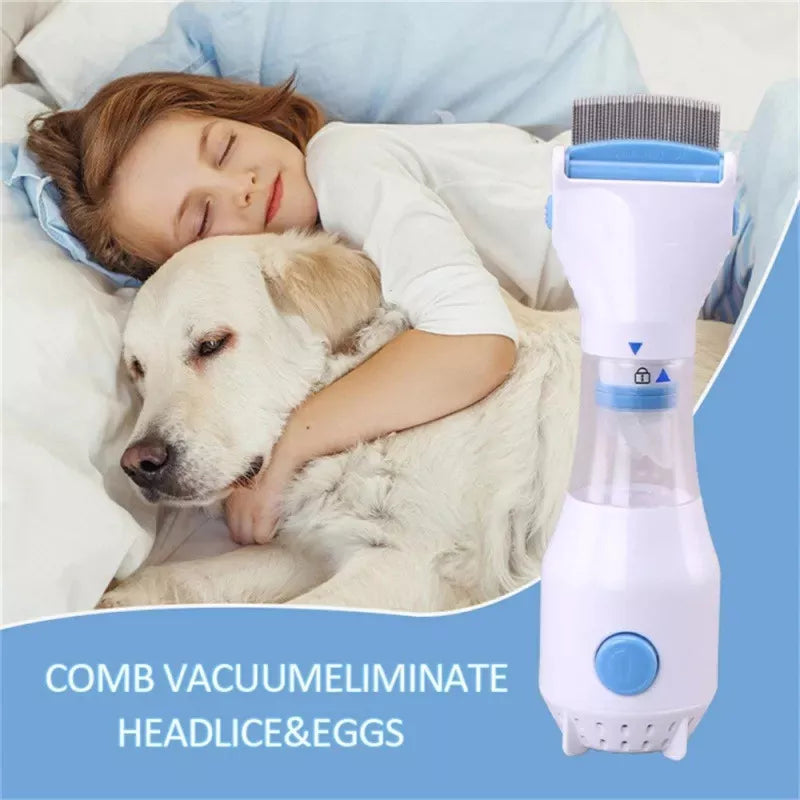 peine eléctrico reutilizable para eliminar piojos en perros y gatos