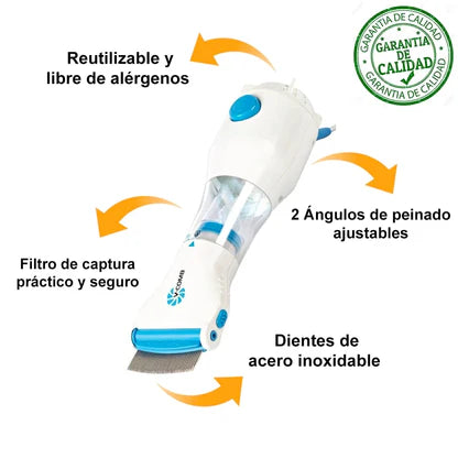 filtro desechable del peine eléctrico antipulgas