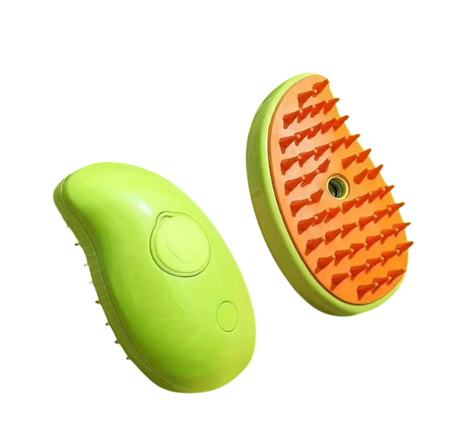 Cepillo Vaporizador para mascotas, cerdas suaves
