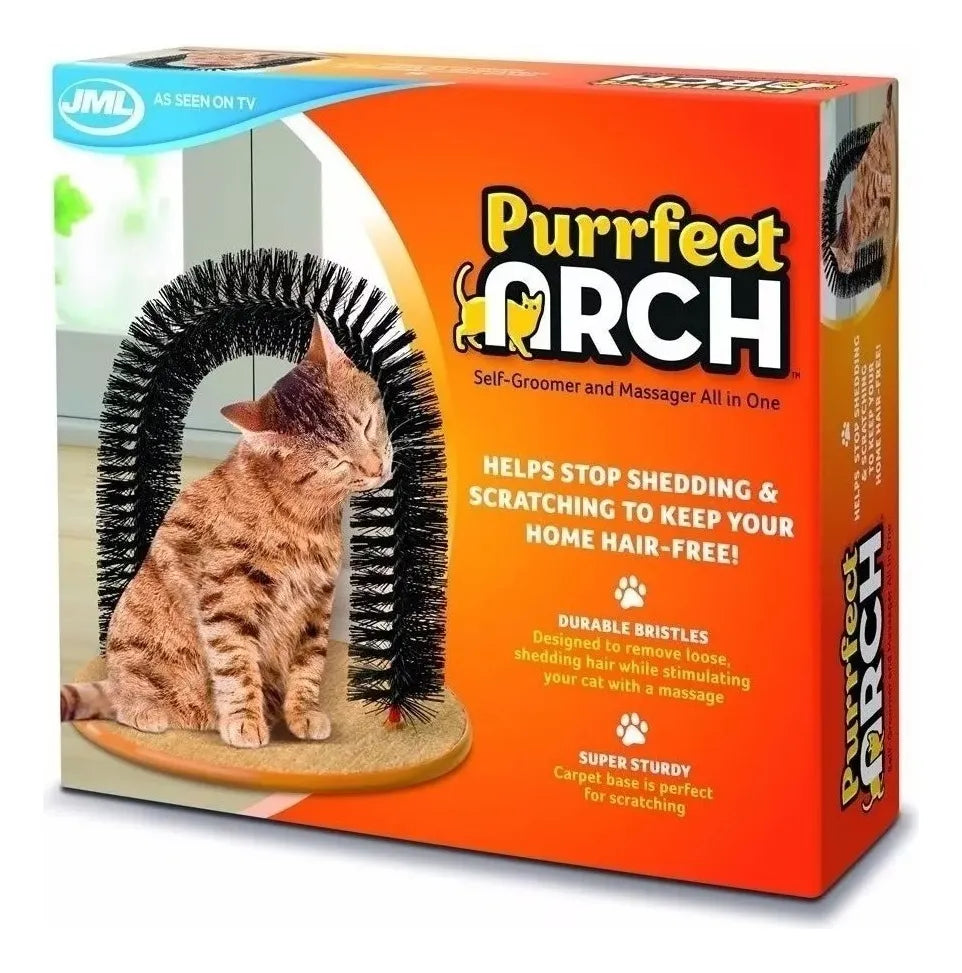 Arco Masajeador Y De Autoaseo Para Gatos