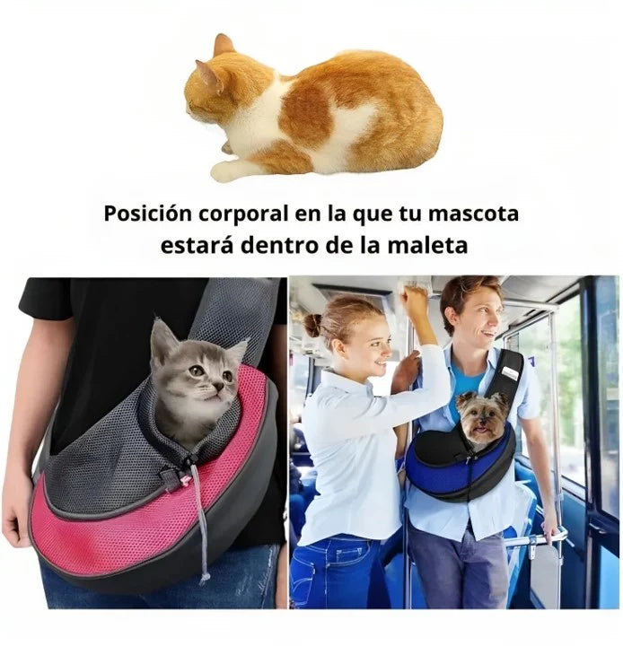 Bolso Cargador de Mascotas Tipo Canguro