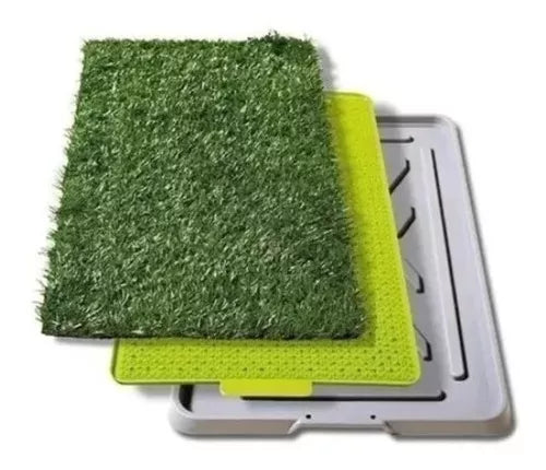 tapete higiénico para perros en interiores con bandeja recolectora